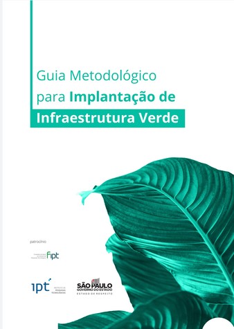 Capa do "Guia Metodológico Para Implantação De Infraestrutura Verde".