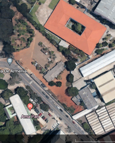 Imagem aérea - área possível Cresan - Rua das Olarias