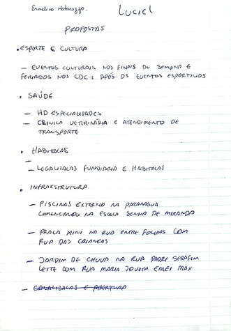 Proposta Individual Audiência Pública