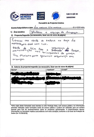 Segurança no Parque 