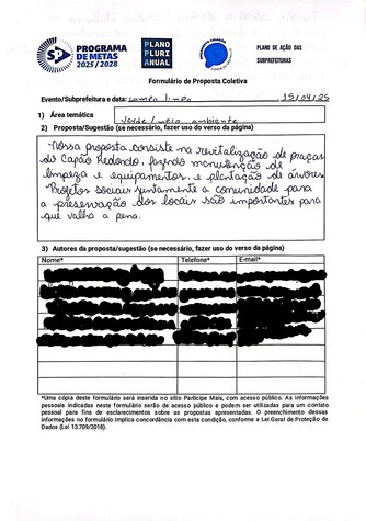 Proposta coletiva para revitalização de praças do Capão Redondo