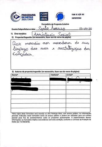 Proposta coletiva para limpeza das ruas e revitalização das calçadas