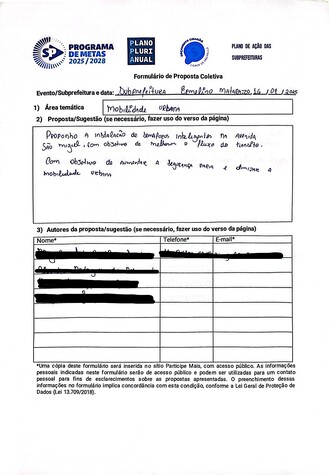 Instalação de semáforos inteligentes na avenida São Miguel