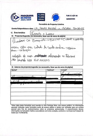 Solução de ruas esburacadas, vila Mazzei