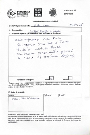 Proposta Coletiva - Vila Mariana