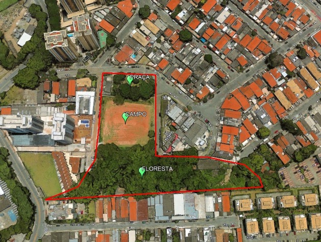 Mapa do Parque da Jóia