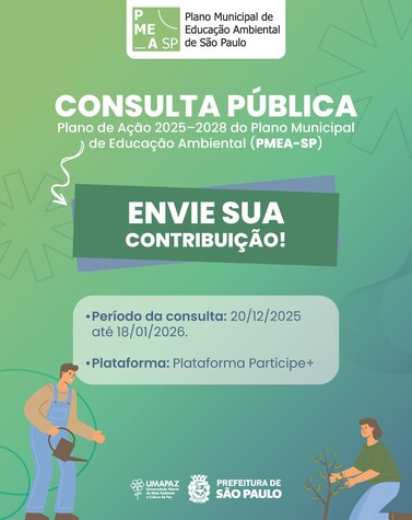Plano de Ação 2025-2028 do Plano Municipal de Educação Ambiental (PMEA-SP)