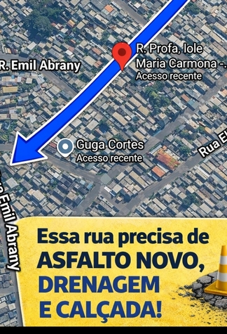 Asfalto Novo e Melhorias na Rua Iole Carmona – Vamos Conseguir!