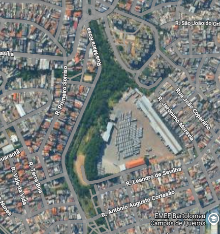 Área entre Avenida Arraias do Araguaia e Luiz Parisotto.