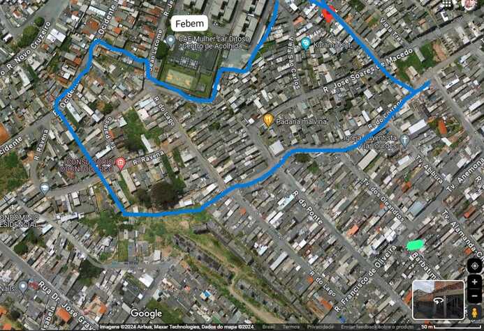 area demarcada 