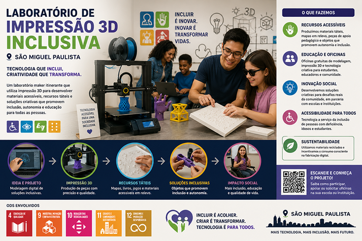 Laboratório de Impressão 3D Inclusiva