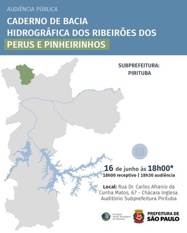 Caderno dos Ribeirões dos Perus e Pinheirinhos