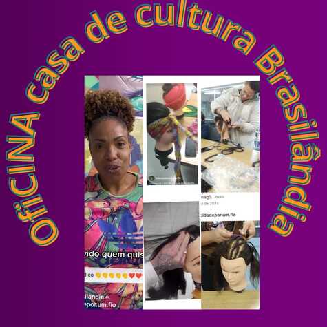 Oficina na casa de cultura Brasilândia 